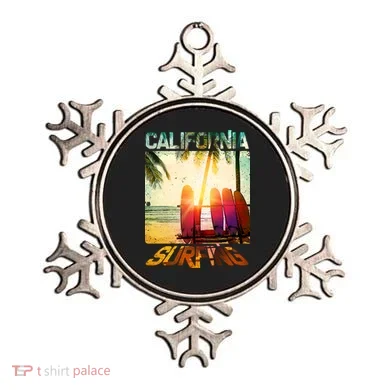 California Surfing Ornament