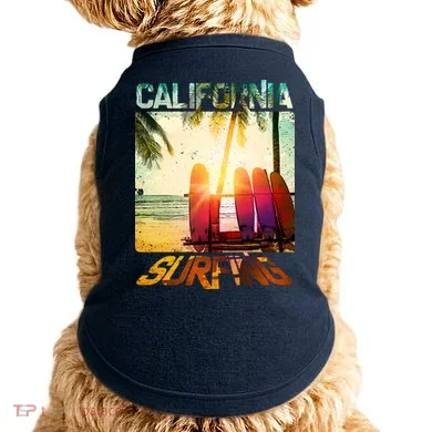California Surfing Doggie Tank