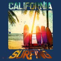 California Surfing Doggie Tank thumb 4