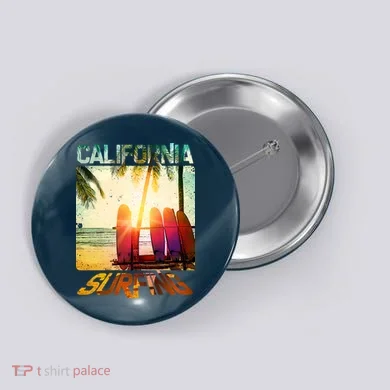California Surfing Button