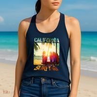 California Surfing Women's Tank Top thumb 2