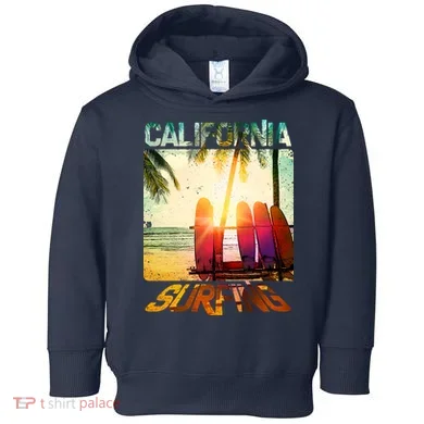 California Surfing Toddler Hoodie