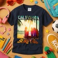 California Surfing Kids T-Shirt thumb 3
