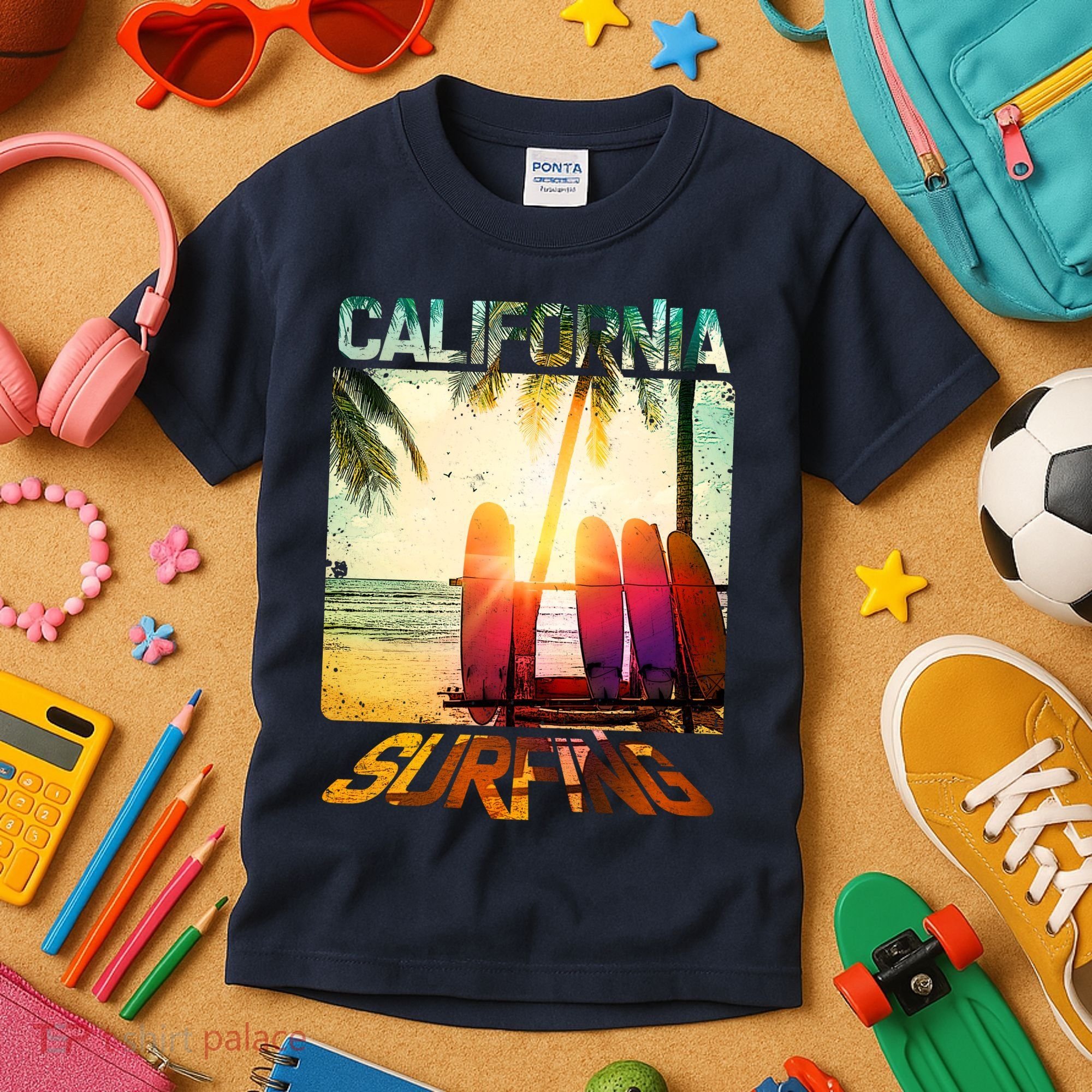 California Surfing Kids T-Shirt