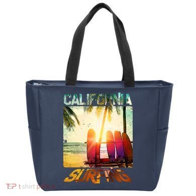California Surfing Tote Bag