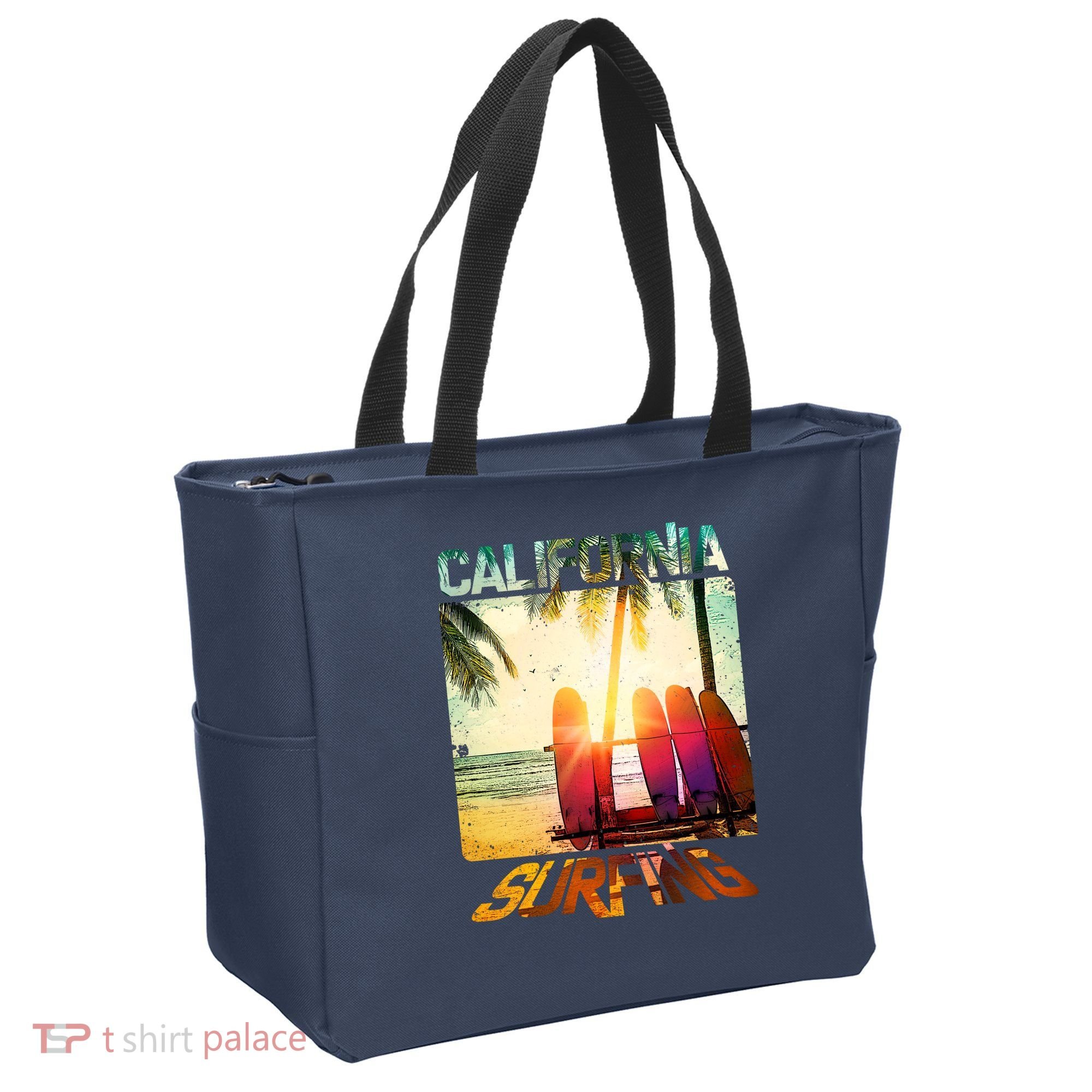 California Surfing Tote Bag