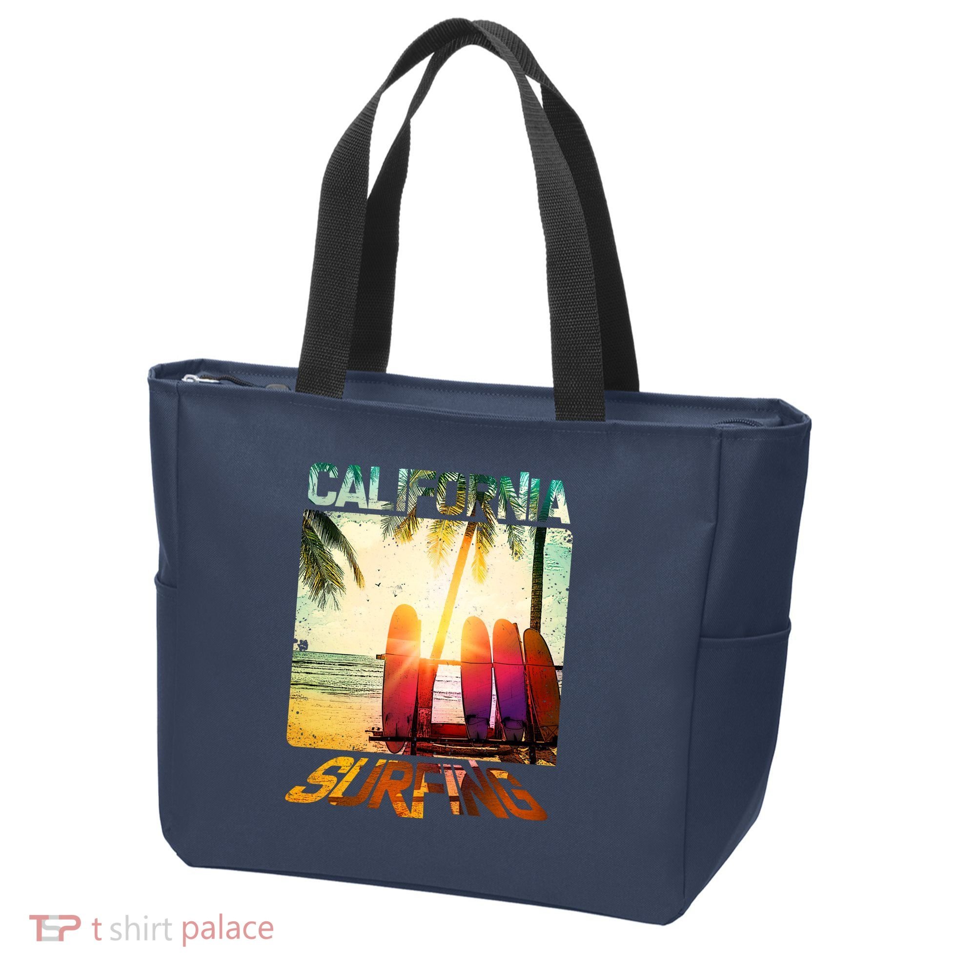 California Surfing Tote Bag