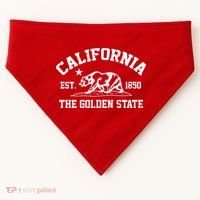 California The Golden State Est 1850 USA-Made Doggie Bandana thumb 0