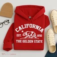 California The Golden State Est 1850 Hoodie thumb 4
