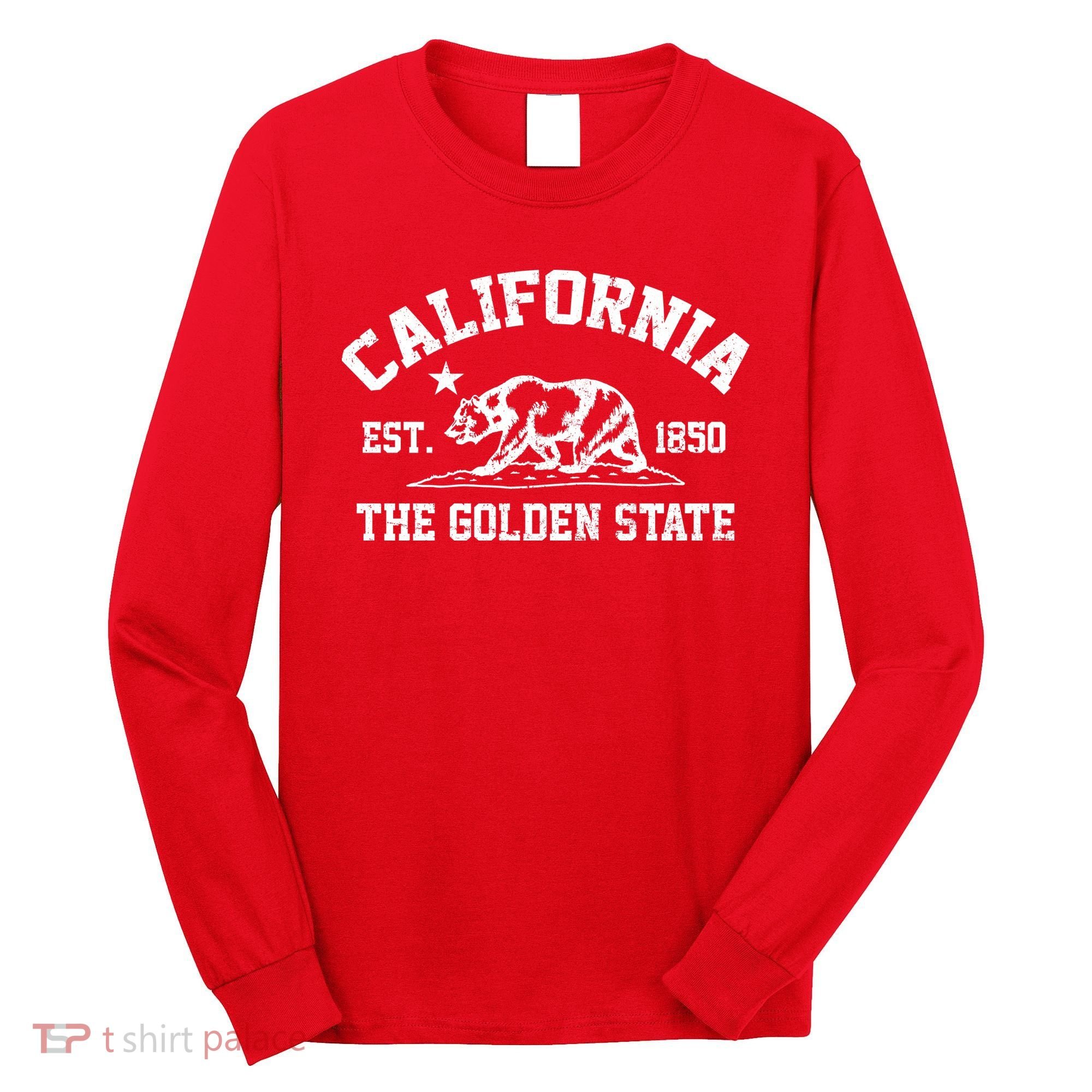 California The Golden State Est 1850 Long Sleeve Shirt