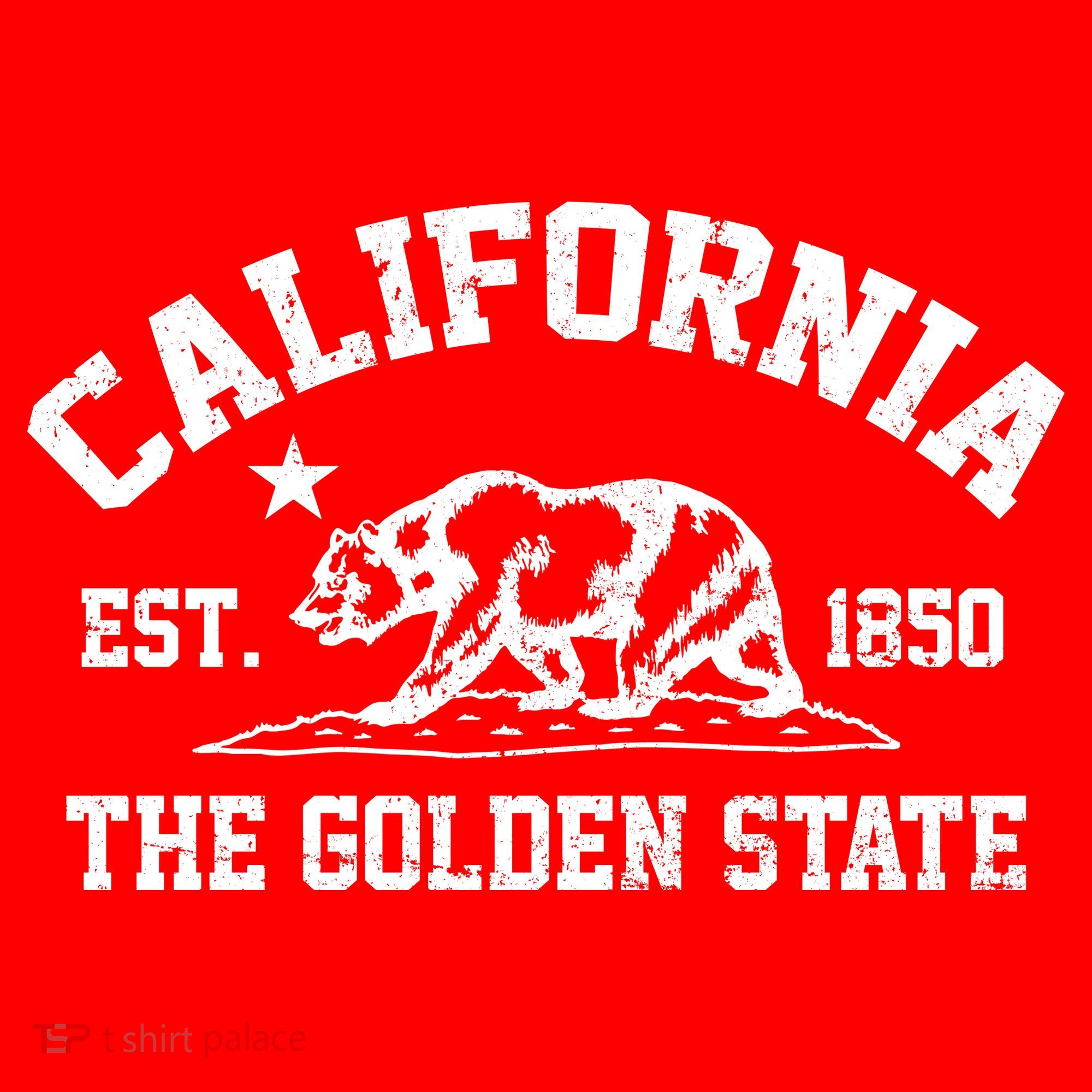 California The Golden State Est 1850 Long Sleeve Shirt