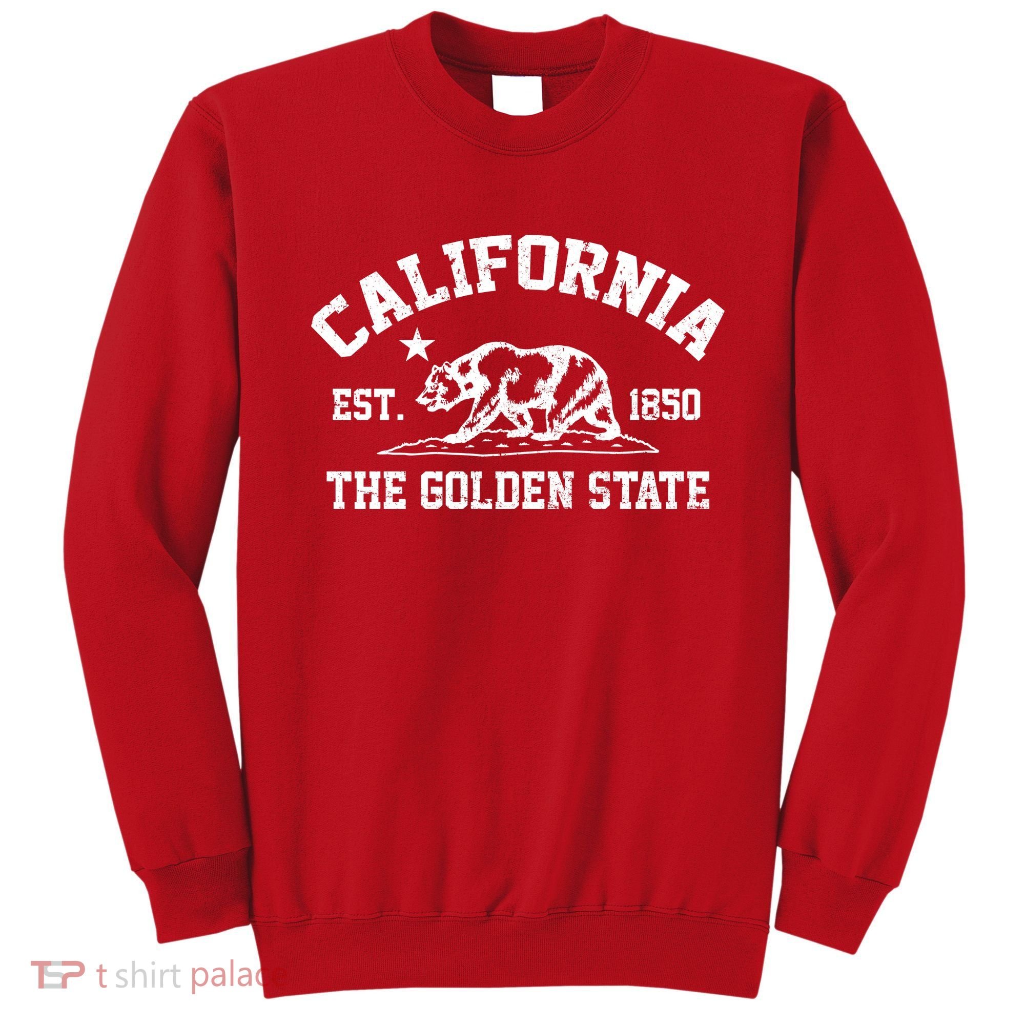California The Golden State Est 1850 Sweatshirt