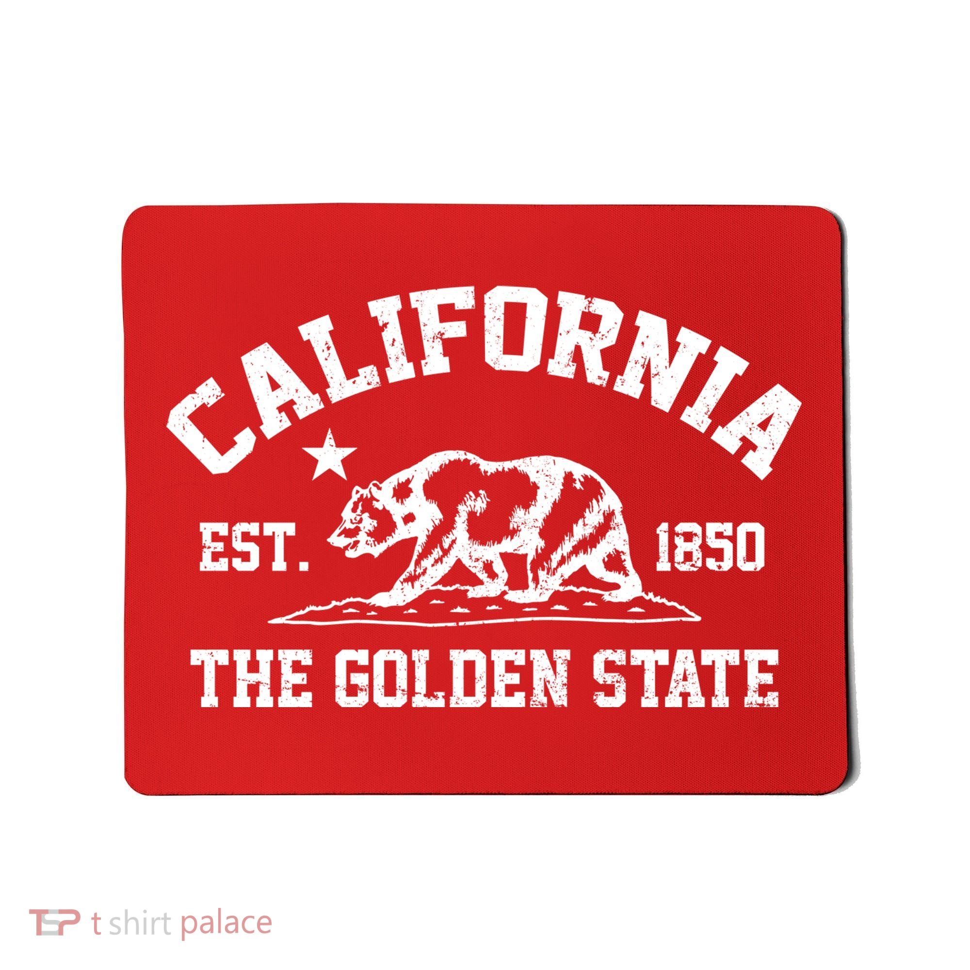 California The Golden State Est 1850 Mousepad