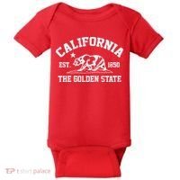 California The Golden State Est 1850 Baby Bodysuit thumb 0