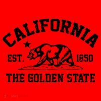 California The Golden State Est 1850 Santa Hat thumb 1