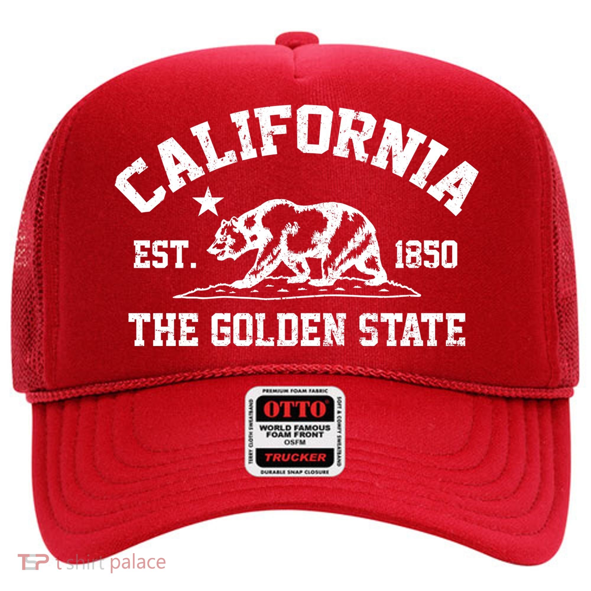 California The Golden State Est 1850 Hat