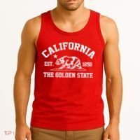 California The Golden State Est 1850 Tank Top thumb 3