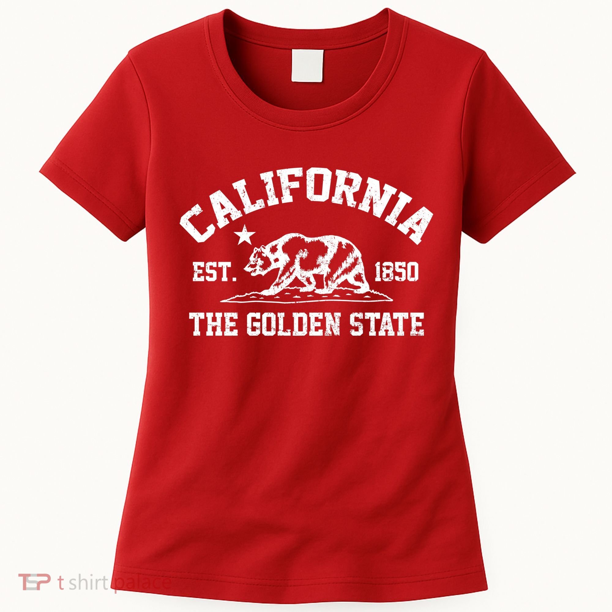 California The Golden State Est 1850 Women's T-Shirt