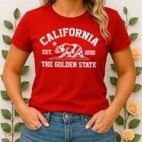 California The Golden State Est 1850 Women's T-Shirt thumb 2