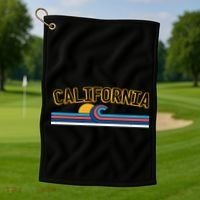 California Wave Golf Towel thumb 1