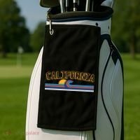California Wave Golf Towel thumb 2