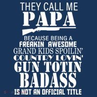 Call Me Badass Papa Spoiling Grandkids Hoodie thumb 7