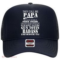 Call Me Badass Papa Spoiling Grandkids Hat thumb 0
