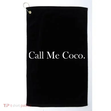 Call Me Coco Golf Towel