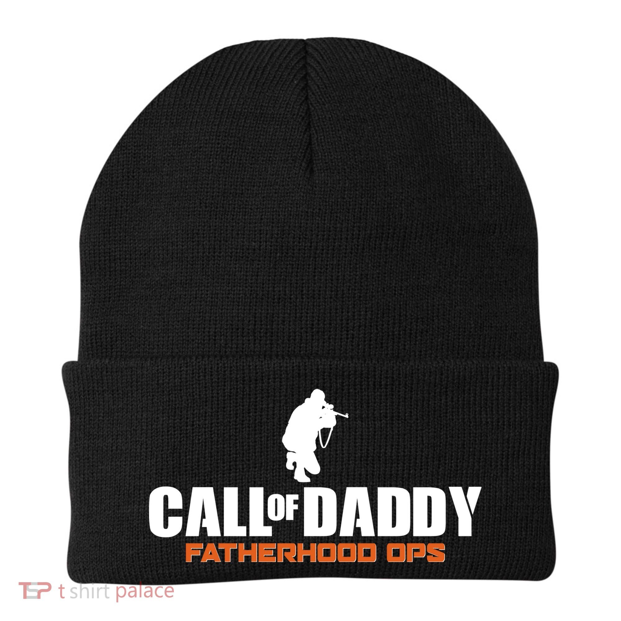 Call of Daddy Fatherhood OPS Gamer Dad Beanie