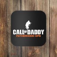 Call of Daddy Fatherhood OPS Gamer Dad Coaster thumb 0