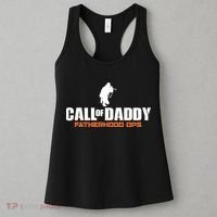 Call of Daddy Fatherhood OPS Gamer Dad Women's Tank Top thumb 3
