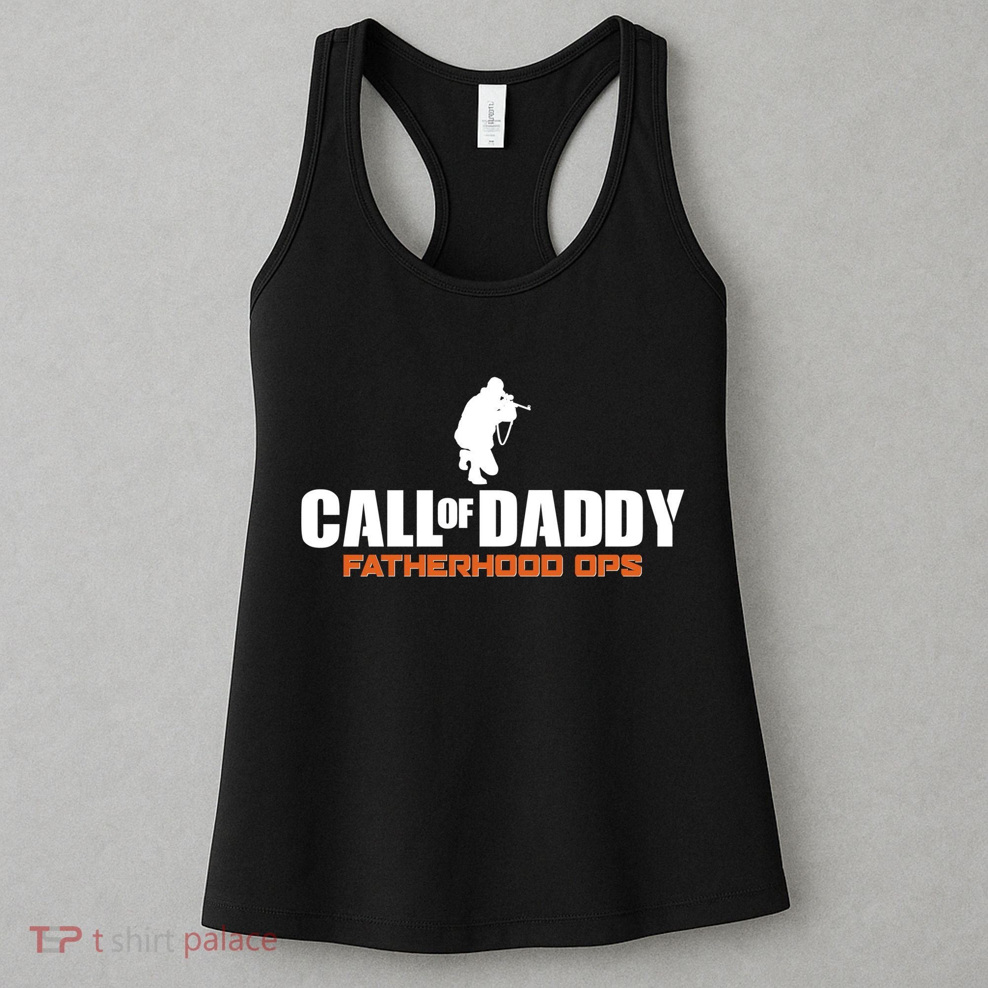Call of Daddy Fatherhood OPS Gamer Dad Women's Tank Top