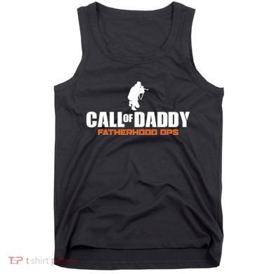 Call of Daddy Fatherhood OPS Gamer Dad Tank Top