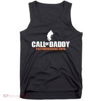 Call of Daddy Fatherhood OPS Gamer Dad Tank Top thumb 0