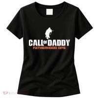Call of Daddy Fatherhood OPS Gamer Dad Women's T-Shirt thumb 0