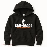 Call of Daddy Fatherhood OPS Gamer Dad Kids Hoodie thumb 0