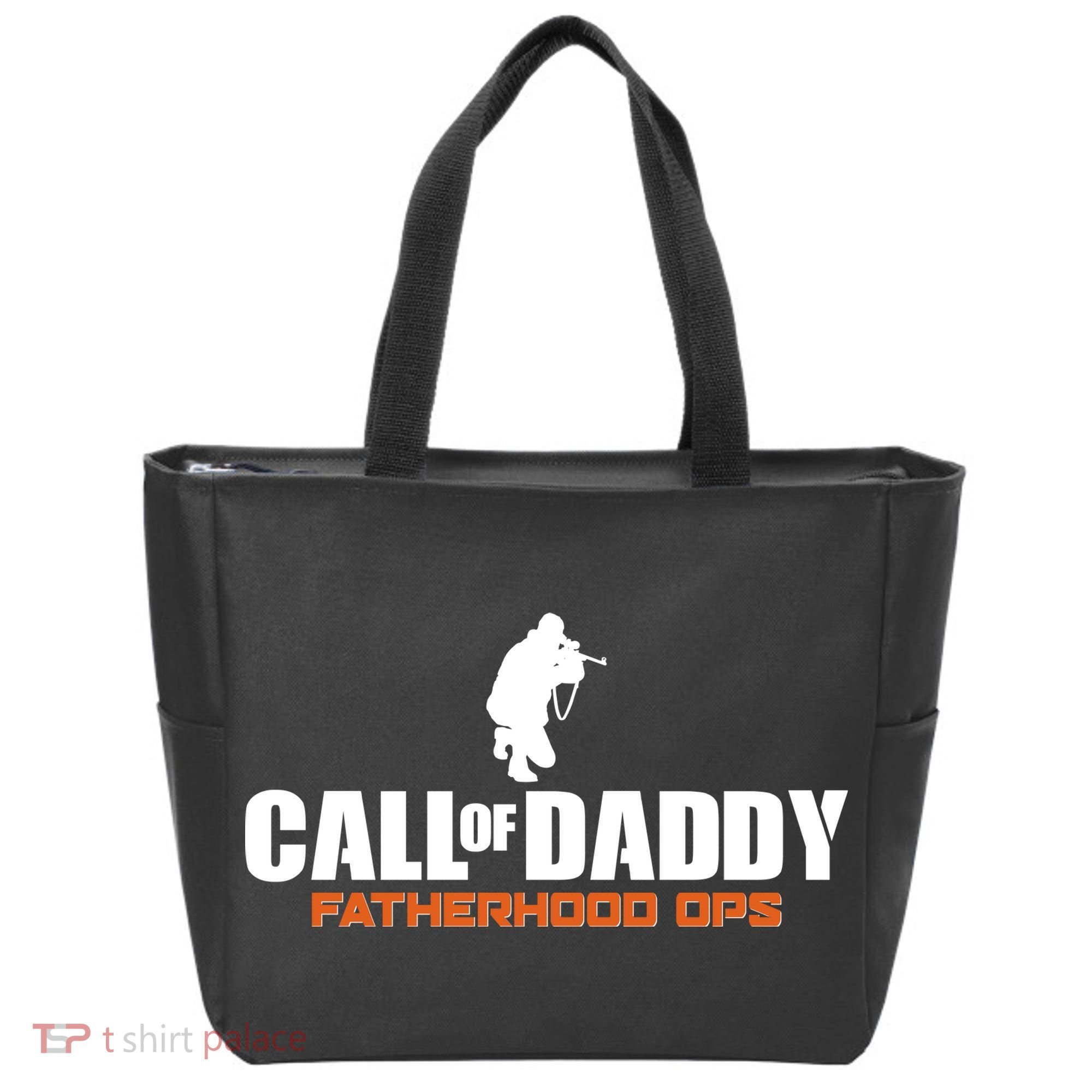 Call of Daddy Fatherhood OPS Gamer Dad Tote Bag