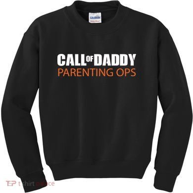 Call of Daddy Parenting Ops Kids Sweatshirt