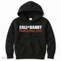 Call of Daddy Parenting Ops Kids Hoodie thumb 0