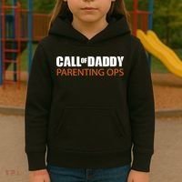 Call of Daddy Parenting Ops Kids Hoodie thumb 3