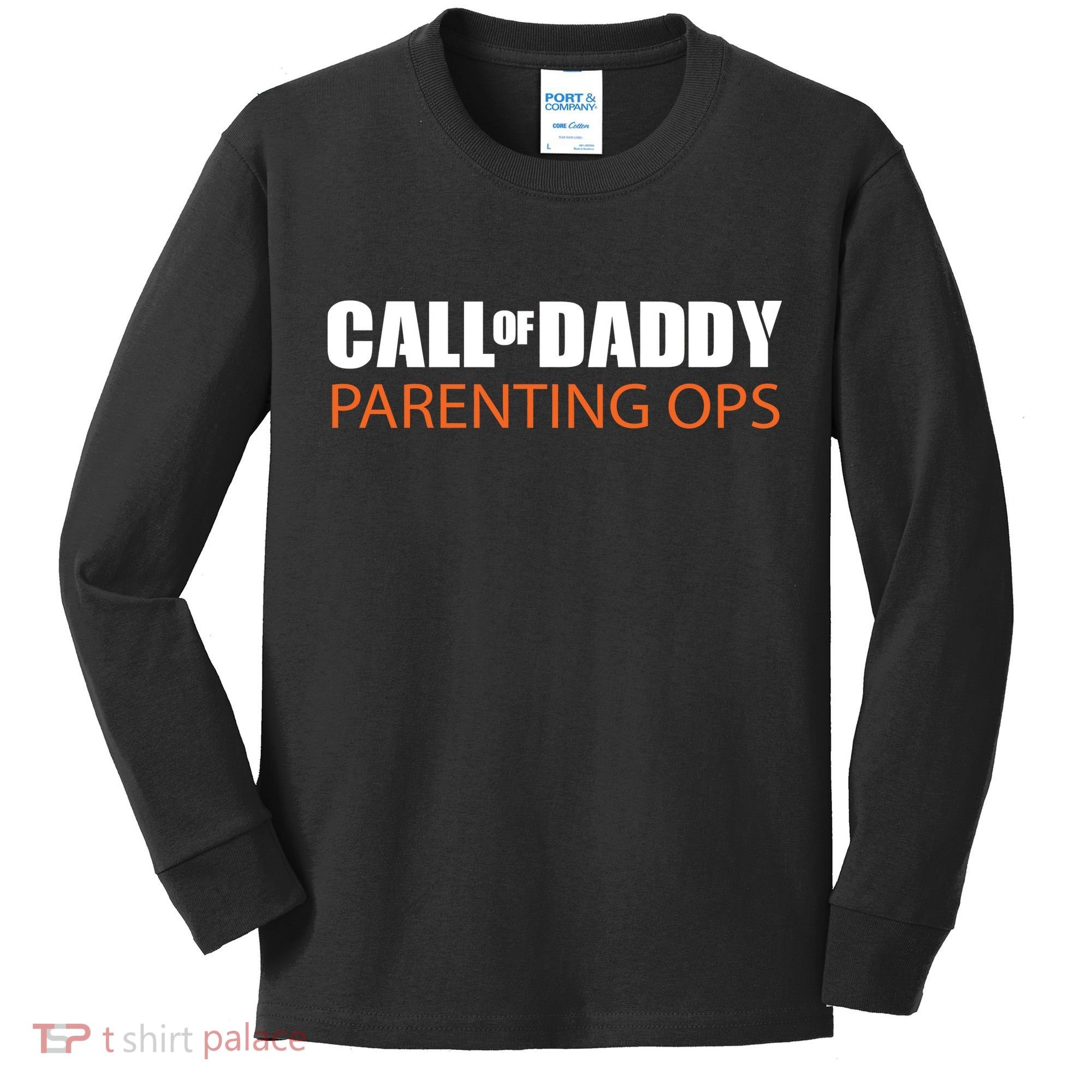 Call of Daddy Parenting Ops Kids Long Sleeve Shirt