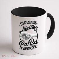 Called Many Names But PaPa Is My Favorite Coffee Mug thumb 1