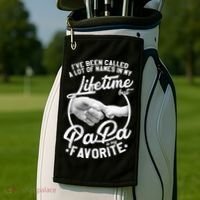 Called Many Names But PaPa Is My Favorite Golf Towel thumb 2