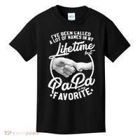 Called Many Names But PaPa Is My Favorite Kids T-Shirt thumb 0