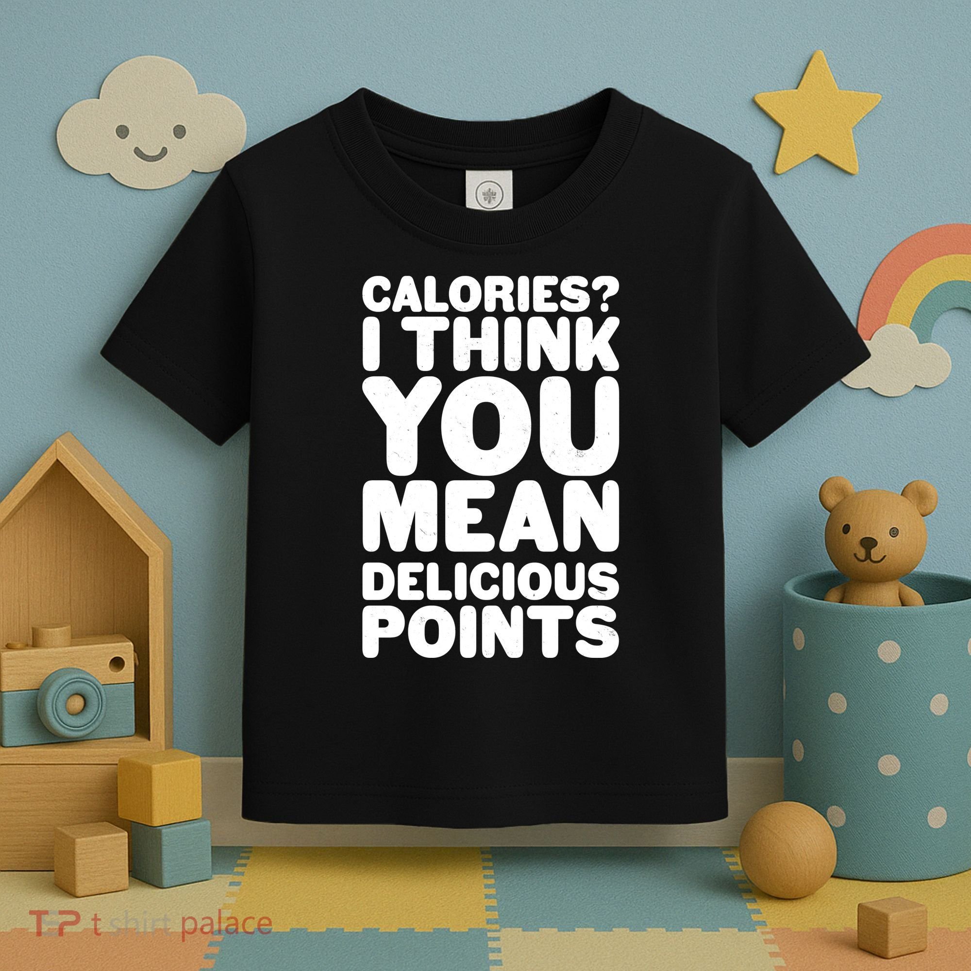 Calories? I Think You Mean Delicious Points Toddler T-Shirt