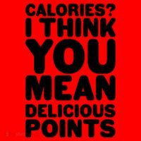 Calories? I Think You Mean Delicious Points Santa Hat thumb 1