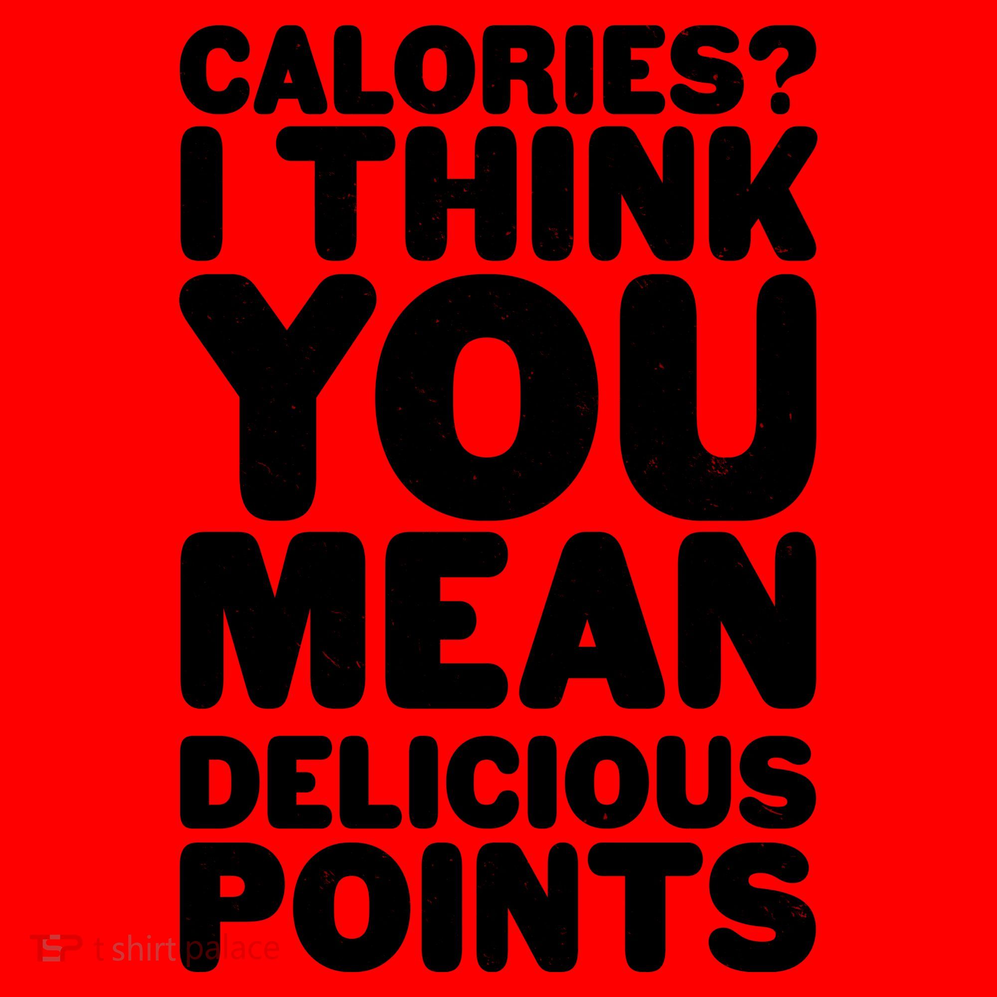Calories? I Think You Mean Delicious Points Santa Hat