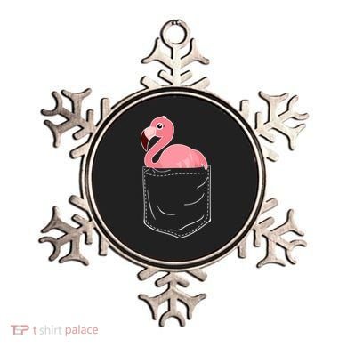 Cute Adorable Mini Flamingo in Pocket Ornament