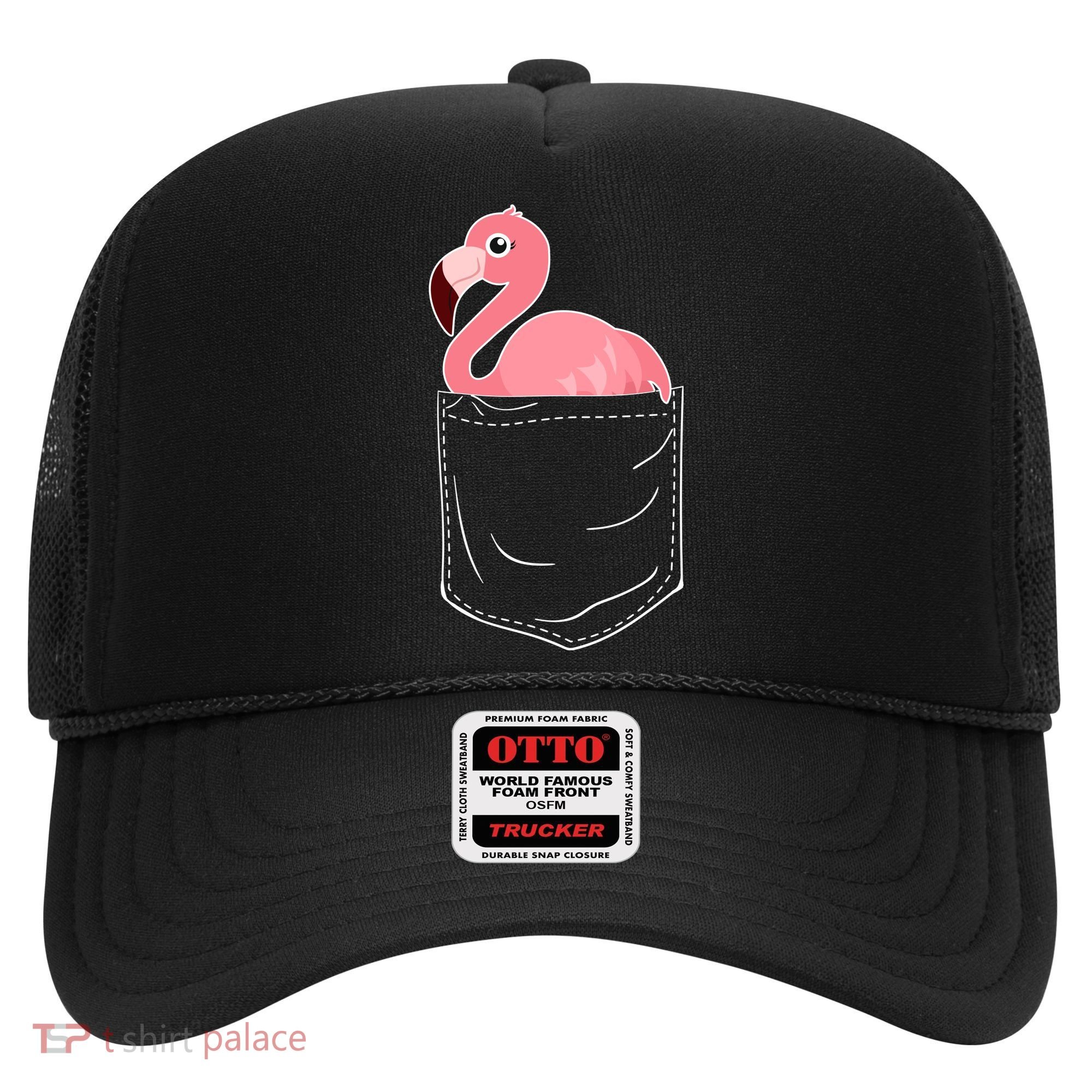 Cute Adorable Mini Flamingo in Pocket Hat