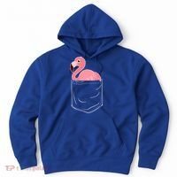 Cute Adorable Mini Flamingo in Pocket Hoodie thumb 0
